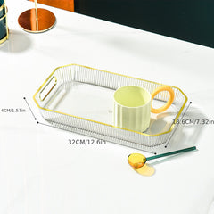 1pc Phnom Penh Tray Tea And Snack Tray Non-slip Fruit Tray