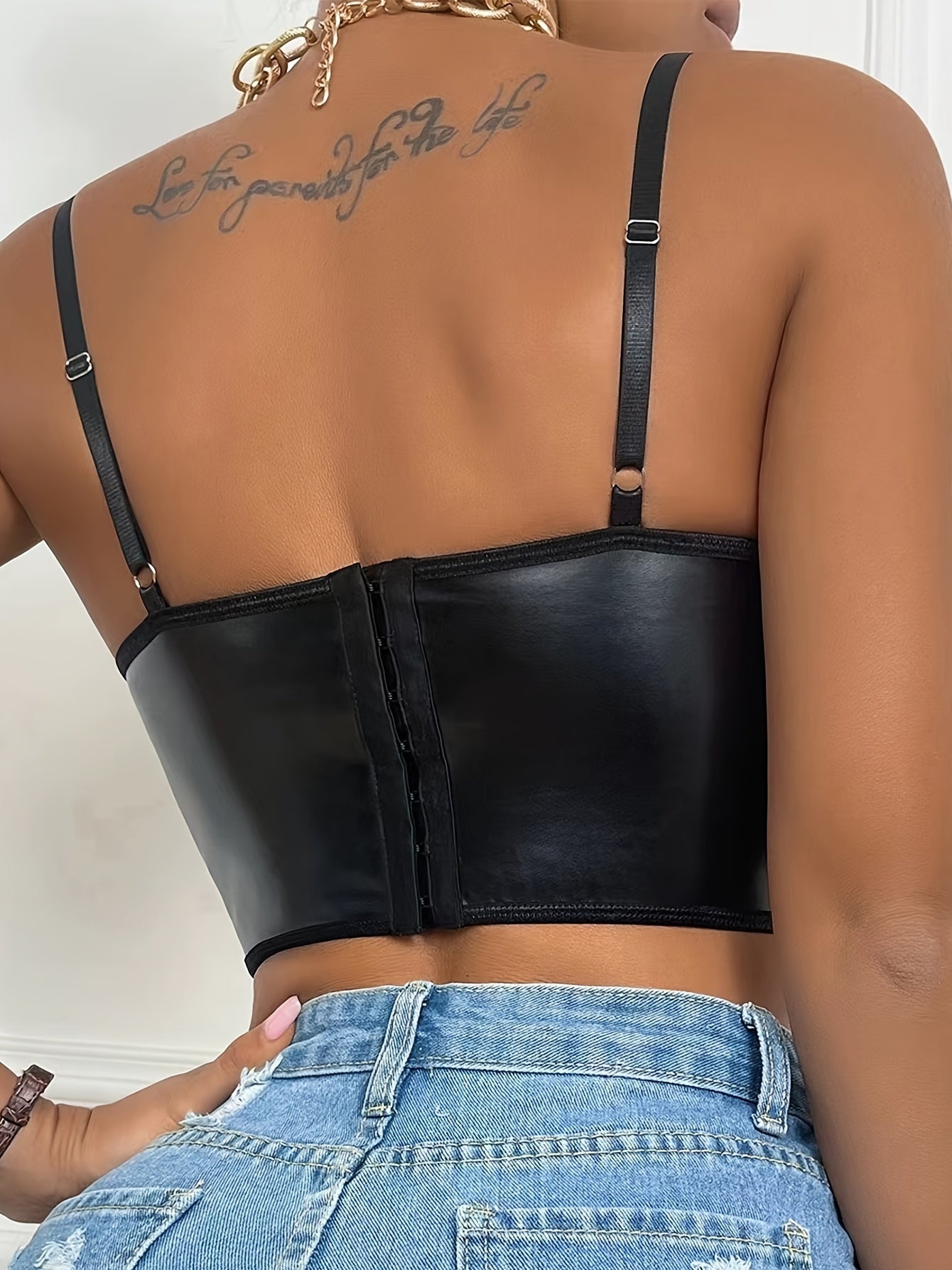 Sexy Corset Bustier Deep V Backless Cami Tank Top