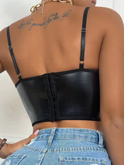 Sexy Corset Bustier Deep V Backless Cami Tank Top