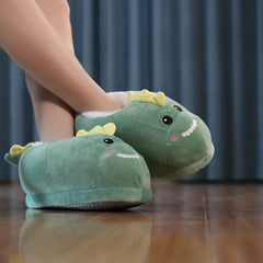 Animal Home Slippers Soft Plush Cozy House Slippers Anti skid Slip on Shoes