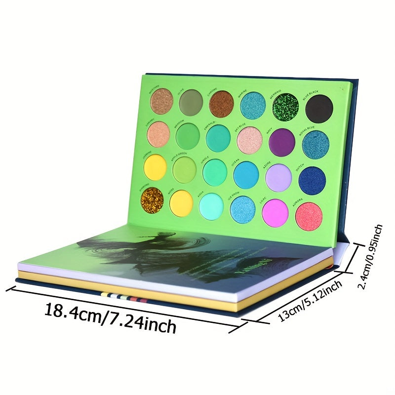 72 Colors Eyeshadow Palette 3D Neon Book 3 Layers Natural Makeup Set