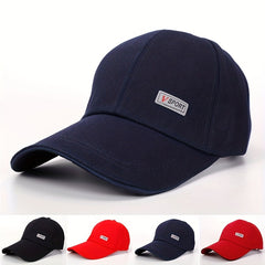 Unisex Hat Plain Curved Sun Visor Hat Outdoor Dustproof Baseball Cap