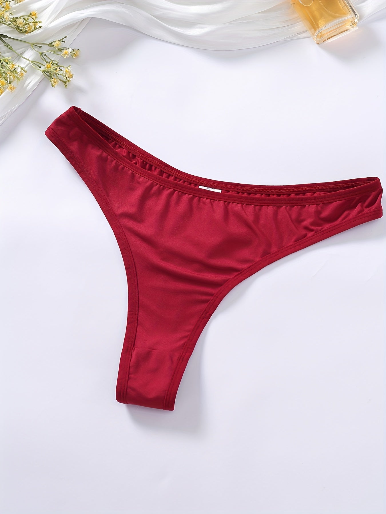 3-Pack Plus Size Seamless Low Waisted Comfort Underwear Set