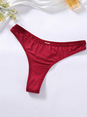 3-Pack Plus Size Seamless Low Waisted Comfort Underwear Set