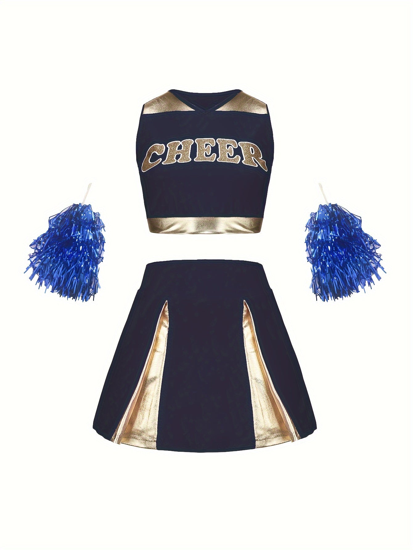 Girls Cheerleading Outfits Activewear Sets For Sports Performance