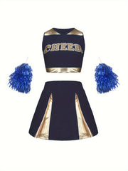 Girls Cheerleading Outfits Activewear Sets For Sports Performance