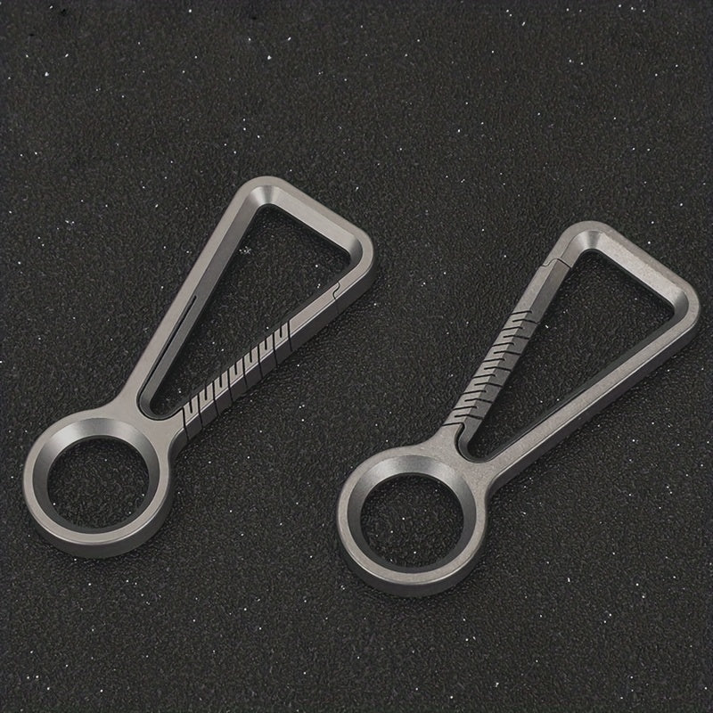 Titanium Carabiner Keychain for Outdoors