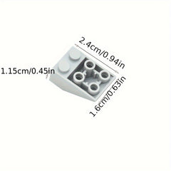 Bulk Assembly MOC Building Blocks 3X2 Sloped 25 Front Reverse Block 30pcs