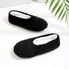 Plush Cozy House Slippers Anti-Skid Slip-On Shoes for Men