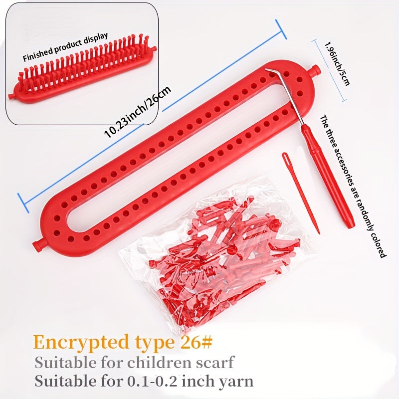 Scarf Weaving Tool Wool DIY Weaver Easy to Learn Zero Base Random