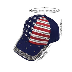 5 Pointed Star Diamond Baseball Cap Outdoor Sunshade Hat