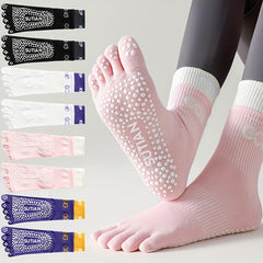 Women's Non-slip Split Toe Socks for Yoga Pilates Fitness