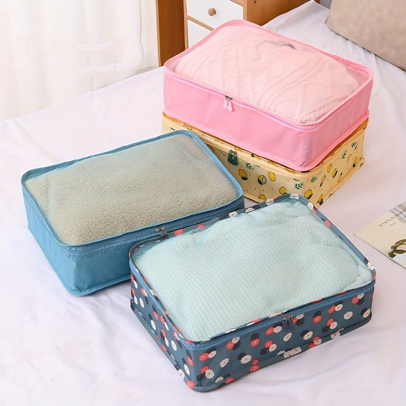 Portable Mesh Clothing Storage Bag Travel Organizer Large Capacity