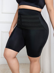 Women's Plus High Waisted Tummy Control Shapewear Shorts