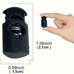 10pcs Plastic Cord Locks Stopper for Mask Lanyard Paracord DIY Craft