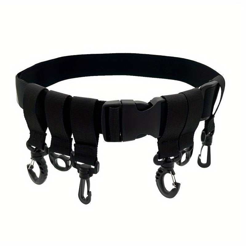 Multifunctional Fishing Belt With Rod Holder and Accessories