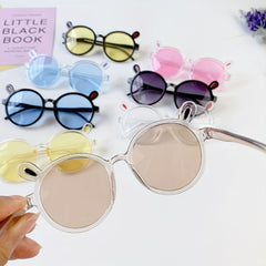 Kids Bear Sunglasses UV Protection Fun Colorful Hinge Joint Sunglasses