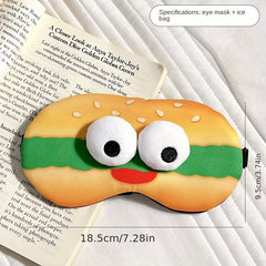 Cartoon Eye Mask Comfortable Blackout for Sleeping Traveling Napping