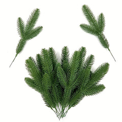 12pcs Artificial Pine Branches for Christmas DIY Home Decoration
