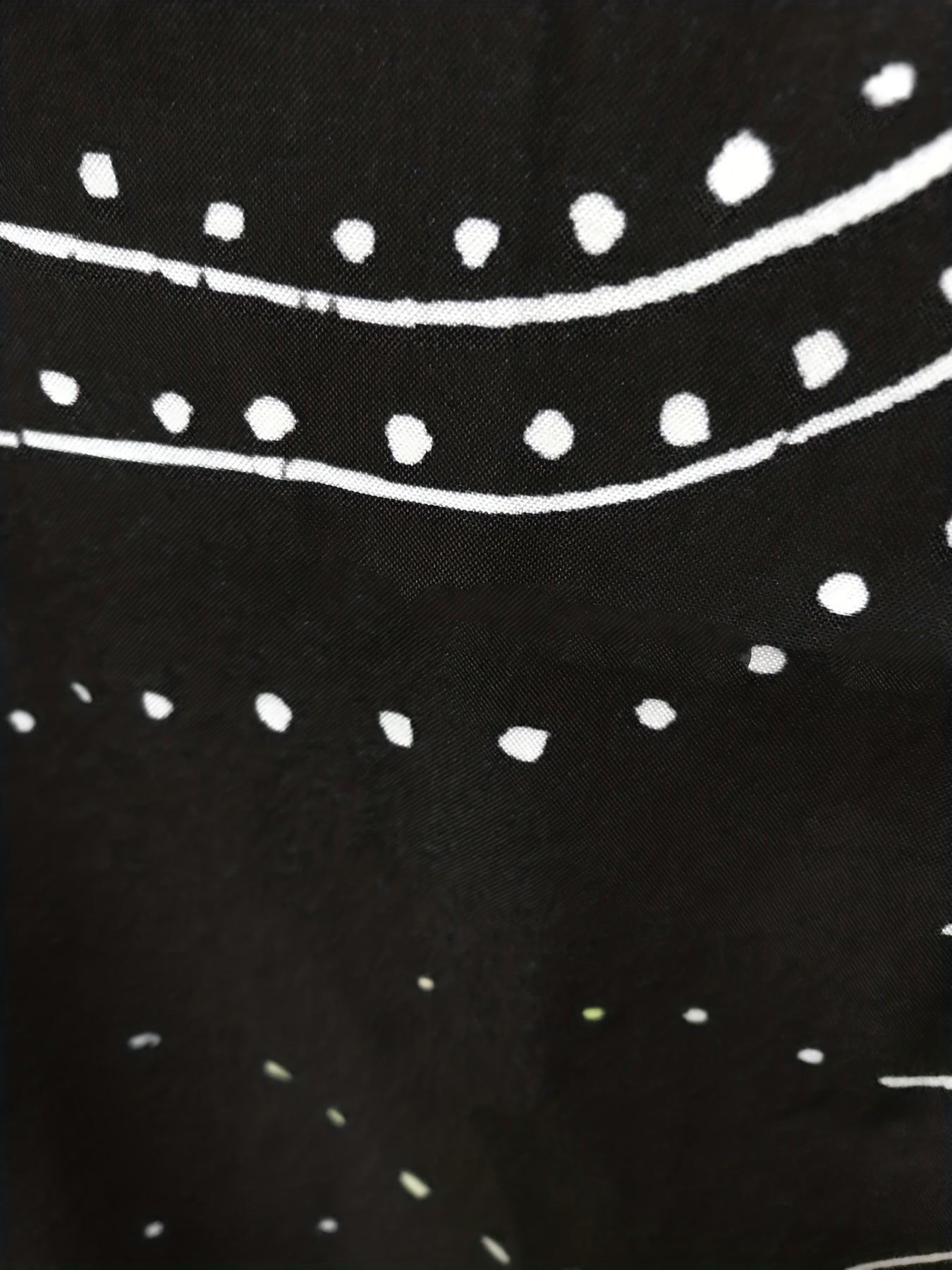 Sun & Moon Print Wide Leg Pants With Pockets