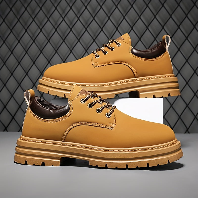 Men's Lace Up Low Top Boots for Climbing Trekking
