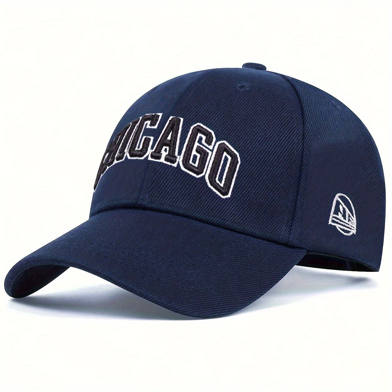 Men's CHICAGO Embroidered Baseball Cap Outdoor Adjustable Sun Hat