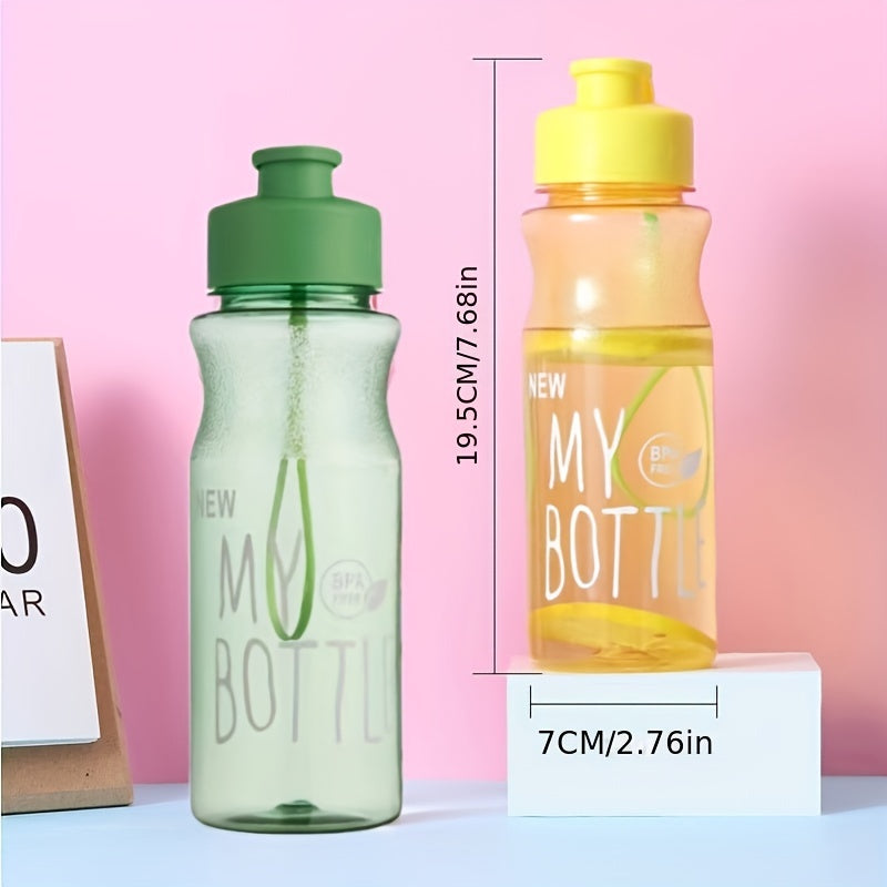 600ml Sports Drinking Water Bottle for Outdoor Fitness Travel