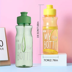 600ml Sports Drinking Water Bottle for Outdoor Fitness Travel