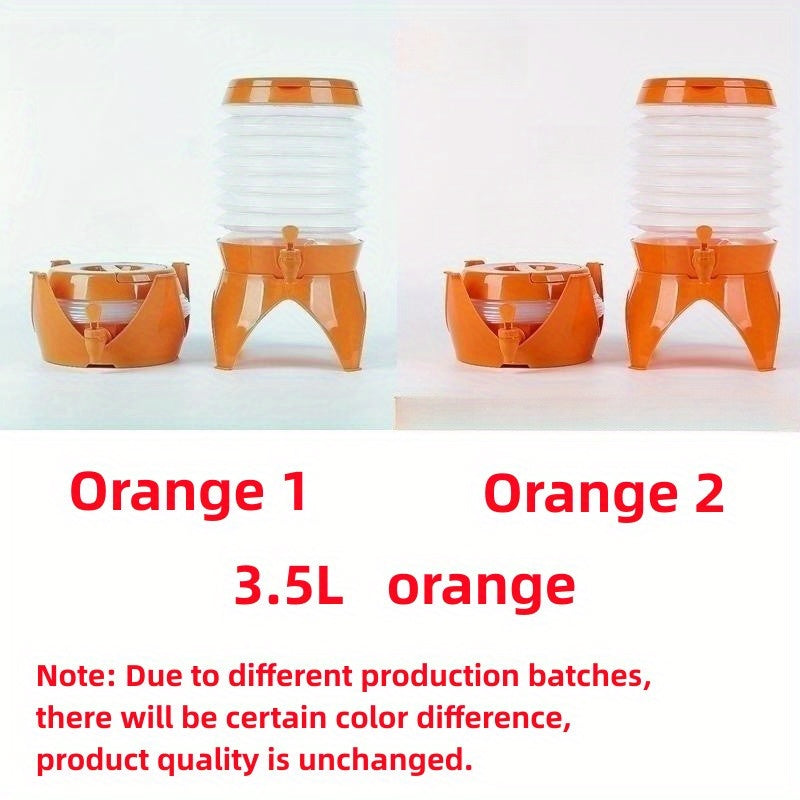 Collapsible Water Bottle with Spigot for Camping