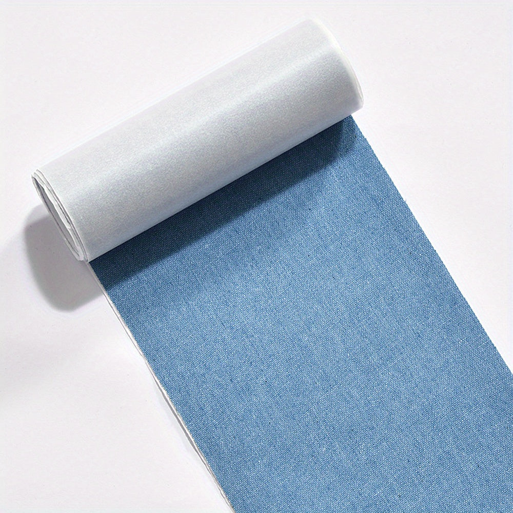 1pc Denim Patches Iron on Mending Fabric Sapphire 10