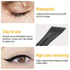 Matte Natural Eyeliner Pencil Smudge-Proof Liquid Pen