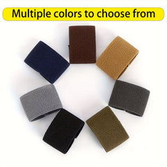 10pcs Men's Tactical Belt Accessories Fixing Rings Elastic Pull Webbing Retainer