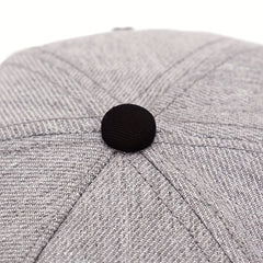 Eyes Round Label Adhesive Print Men's Hip Hop Hat