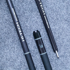 Carbon Fiber Billiard Cue 1474mm Hitting Rod 8 Teeth UV Printing Handle