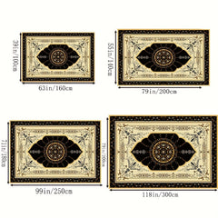 Boho Anti Fatigue Kitchen Rugs Soft Faux Sheepskin Mat