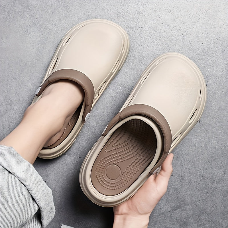 Men's Closed Toe Clogs Slip On Soft Sole Sandals