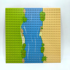 32x32 Grid Base Plate for Building Blocks - Compatible with Major Brands