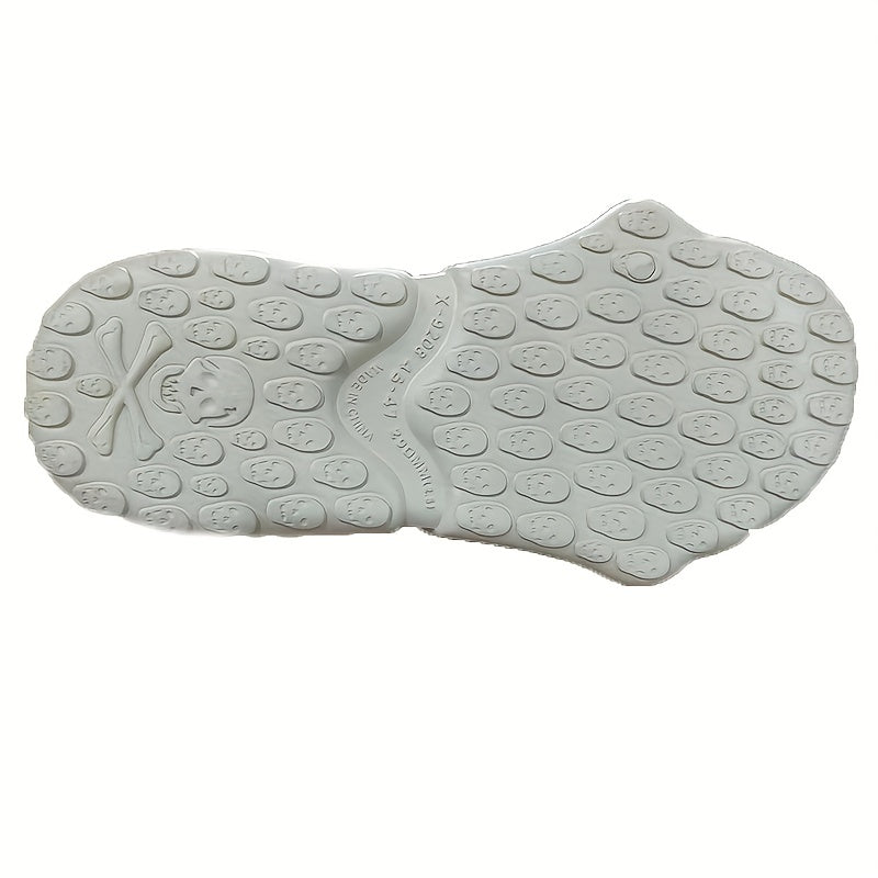 Men's Skull Non-Slip Open Toe Slides