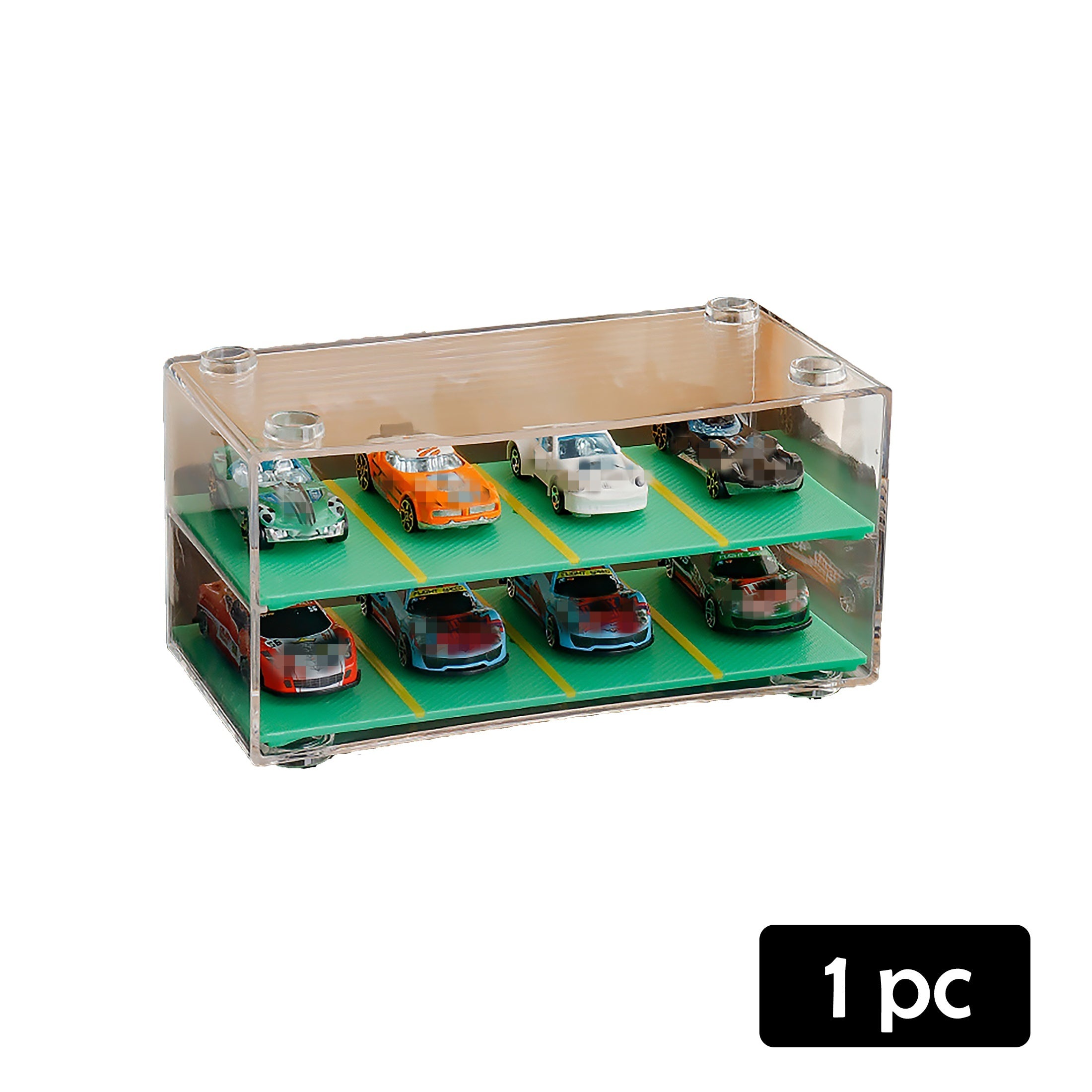 Toy Car Model Storage Box High transparent PVC Display Model Car Garage