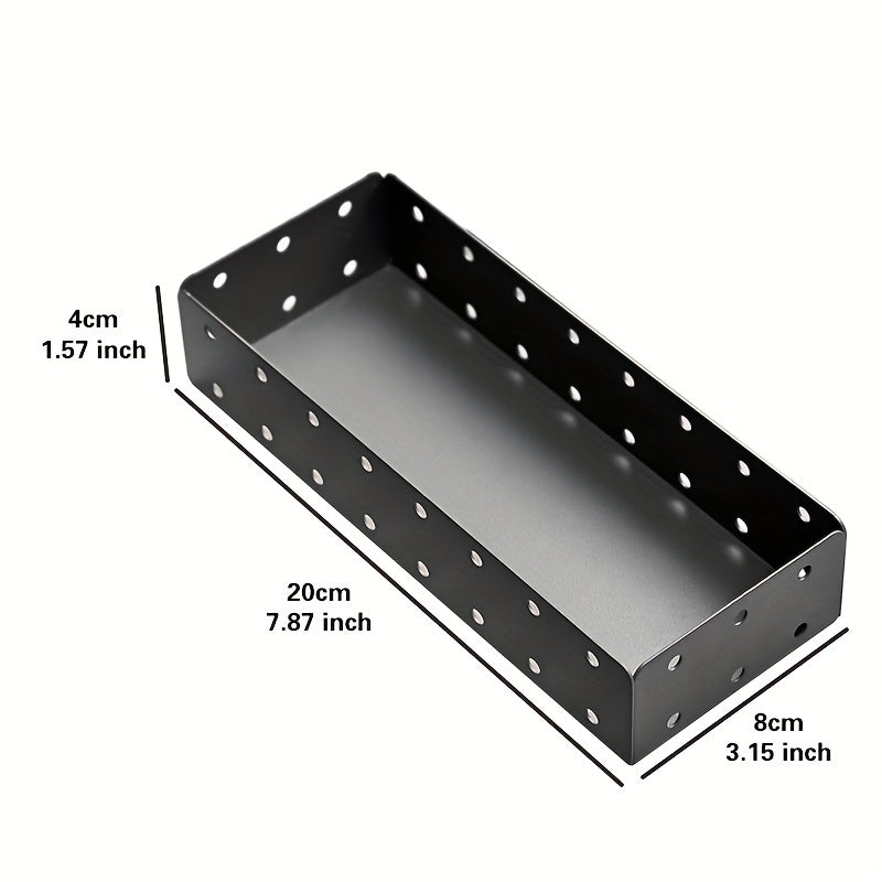 Metal Polish Pencil Container Box Pen Holder Organizer