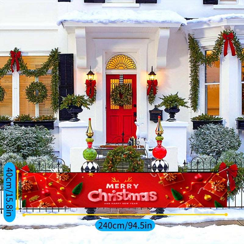 1pc Christmas Banner Party Decoration Props
