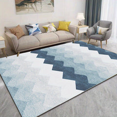 Extra Large Area Rug Modern Non-slip Soft Polyester Floor Carpet Mat