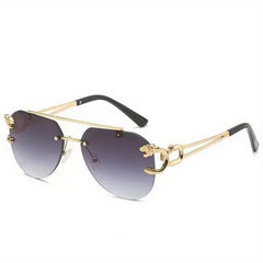Leopard Head Sunglasses UV Protection Men Women