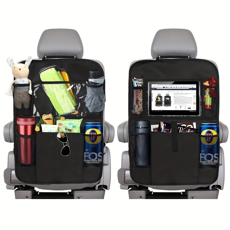 Car Seat Back Storage Bag Organizer Tablet Holder Cover Car Seat Protector