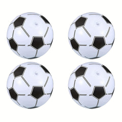 4-Pack 30.99 cm Inflatable Soccer Beach Balls