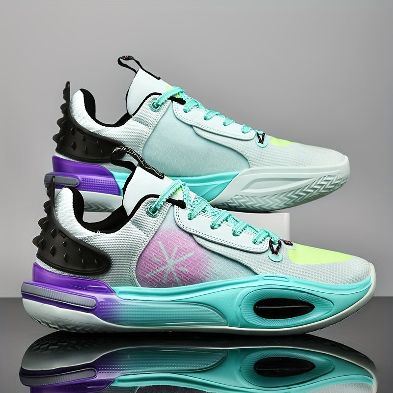 Men's Lace Up Sneakers Breathable Shoes For Running Basketball