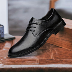 Men's Leather Oxford Shoes for Wedding Business