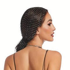 Mesh Headscarf European Style Nightclub Music Party