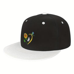 Flat Brim Hip Hop Baseball Hat for Men and Women