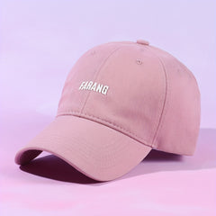 Pink Baseball Cap Solid Dad Hats Lightweight Adjustable Sun Hat